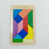 Wooden Puzzle Block - design no 4 - EKT2546