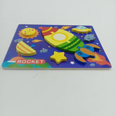 Wooden Jigsaw Puzzle Rocket - EKT2555