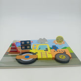 Wooden Jigsaw Puzzle Road roller - EKT2559