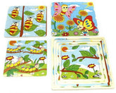Wooden puzzle life cycle of Butterfly - EKT2567