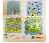 Wooden puzzle life cycle of Frog - EKT2569