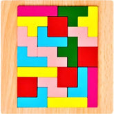 Wooden tangram puzzle design no 1 - EKT2582