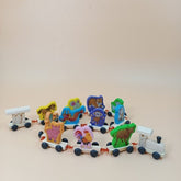 Wooden chinese zodiac train - EKT2599