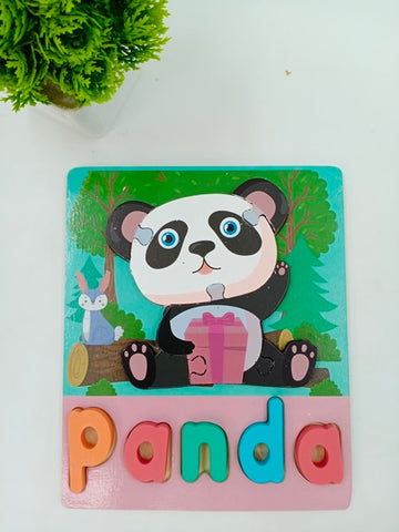 Wooden Zigsaw Puzzle Panda - EKT2620