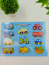 Wooden Cognitive board Traffic Awarness - EKT2638