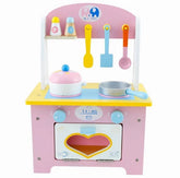 Wooden love heart kitchen set - EKT2680
