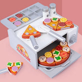 Montessori wooden Pretend play Pizza oven set - EKT2685