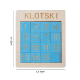 Number sliding game 1 to 15 -blue - EKT2713