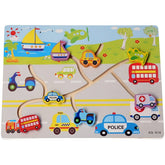 Wooden mazing board transports - EKT2741