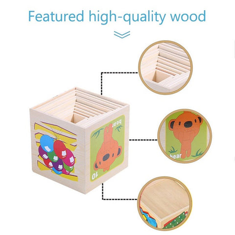Wooden animal digital box set - EKT2778