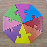 Color Wooden Block Puzzle Octagon - EKT2796