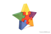 Color Wooden Block Puzzle Star Design 2 - EKT2800