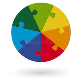 Color Wooden Block Puzzle Circle - EKT2803