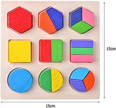 Wooden Fraction Set Board - EKT2816