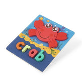 Wooden Jigsaw Puzzle Crab - EKT2825