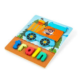 Wooden Jigsaw Puzzle Train - EKT2830