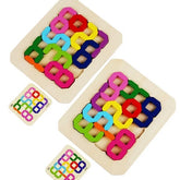 Wooden Number Blocks 2 Vs 2 Game - EKT2876