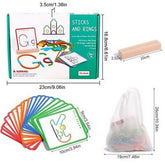 Wooden Sticks And Rings Game - EKT2995