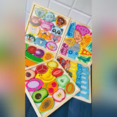 Wooden Puzzle Stacking With Tray 1 Pc Random Design Will Be Shipped - EKT3013