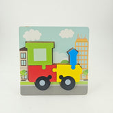Wooden 6X6 Puzzle Tractor - EKT3026