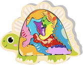 Wooden Dino Chukey Tray - EKT3053