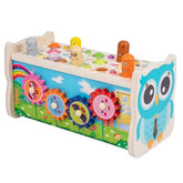 Wooden Owl Multifunctional Hammer Set - EKT3060