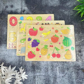 Wooden Puzzle With Pictures 1Pc Random Design Will Be Shipped - EKT3069