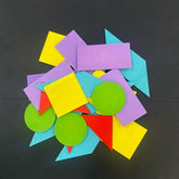 Wooden Pattern Block Shapes Set 1Pc Random Will Be Shipped - EKT3070