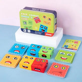 Wooden Face Change Rubiks Cube Green - EKT3071