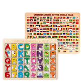 Wooden English Number Puzzle - EKT3084