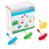 Wooden Top-Set Of 4 - EKT3089
