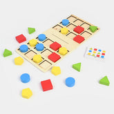 Wooden Shape Four Color Battle - EKT3173
