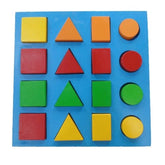 Extrokids Wooden Four Line Colour and Shape Sorter - EKW0065