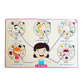 Five Senses Learning Puzzle - 12*18 inch - EKW0172