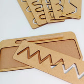 Wooden Cognitive Tracing Board Pattern 1 - EKW0181