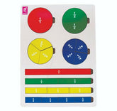 Extrokids fraction game - puzzle board - EKW0190