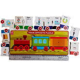 Train opposite boat puzzle - EKW0251