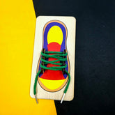Extrokids Wooden Shoe Lacing - EKW0263