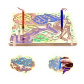 Wooden Magnetic Pen Maze Toy - Pet Animal - EKT1077