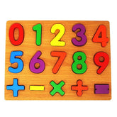 Wooden Chunky Numbers Board with Signs - 0 - 20 - EKT0300