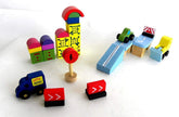 Wooden Mini Town Set - Construction - EKT0101