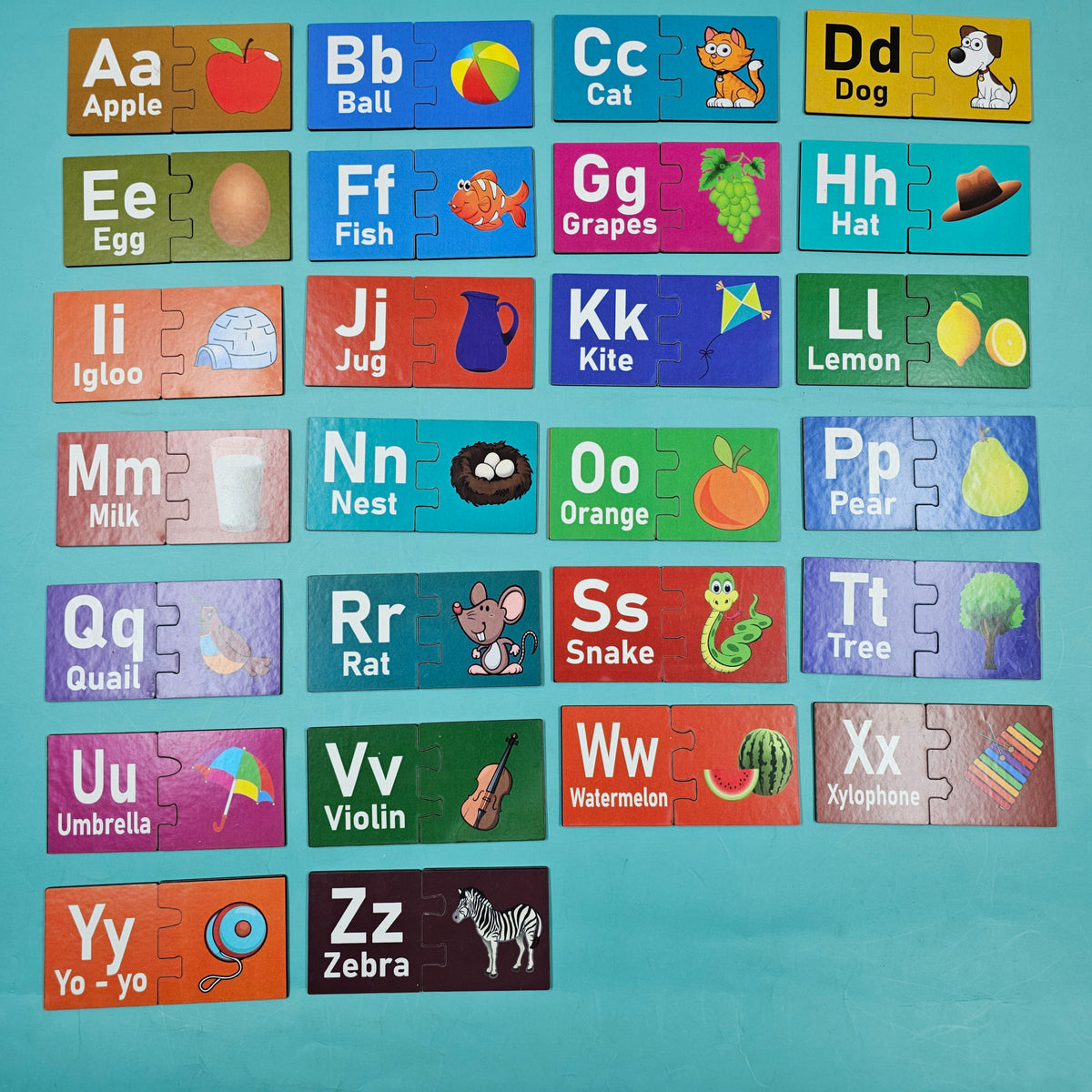Jigsaw Alphabet Puzzles 1pc will be shipped - EKW0285