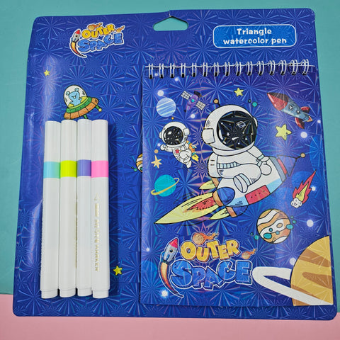 Colour Painting Set 1 Pc Space Theme will be shipped - EKSS0190