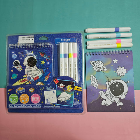 Colour Painting Set 1 Pc Space Theme will be shipped - EKSS0190