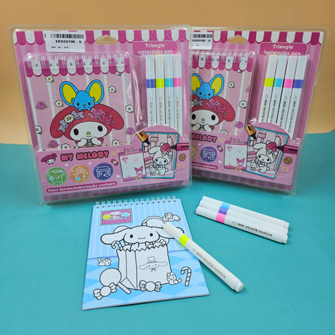 Colour Painting Set 1 Pc Girl Theme will be shipped - EKSS0190