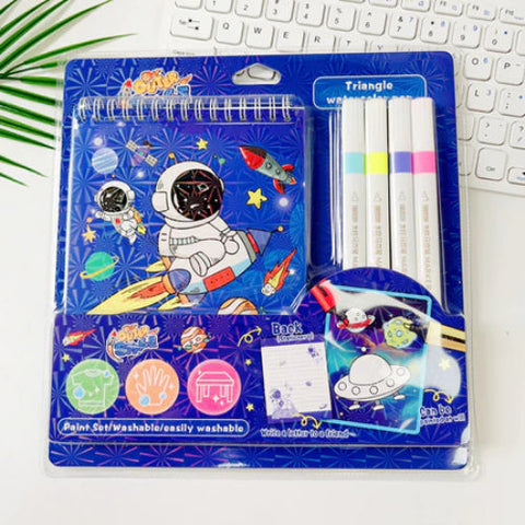 Colour Painting Set 1 Pc Space Theme will be shipped - EKSS0190