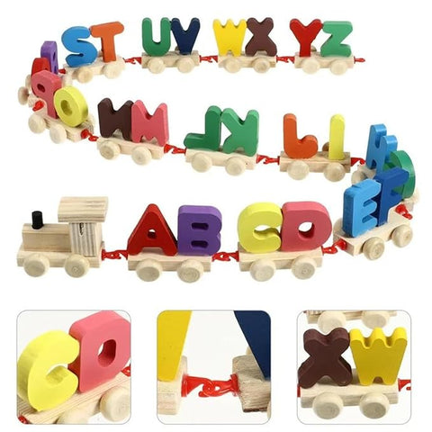 Wooden Alphabet Train