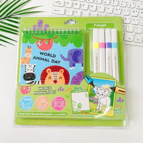 Colour Painting Set 1 Pc Animal Theme will be sipped - EKSS0190