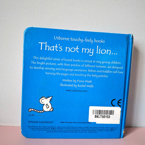 That Not My Lion - BKLT50153