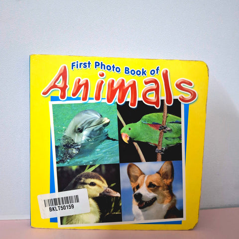 First Photo Book Of Animals - BKLT50159